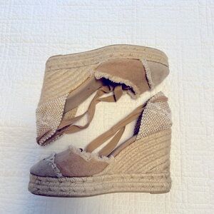 Castaner Women's Catalina Wedge Espadrilles, Tostado, Tan, Offwhite